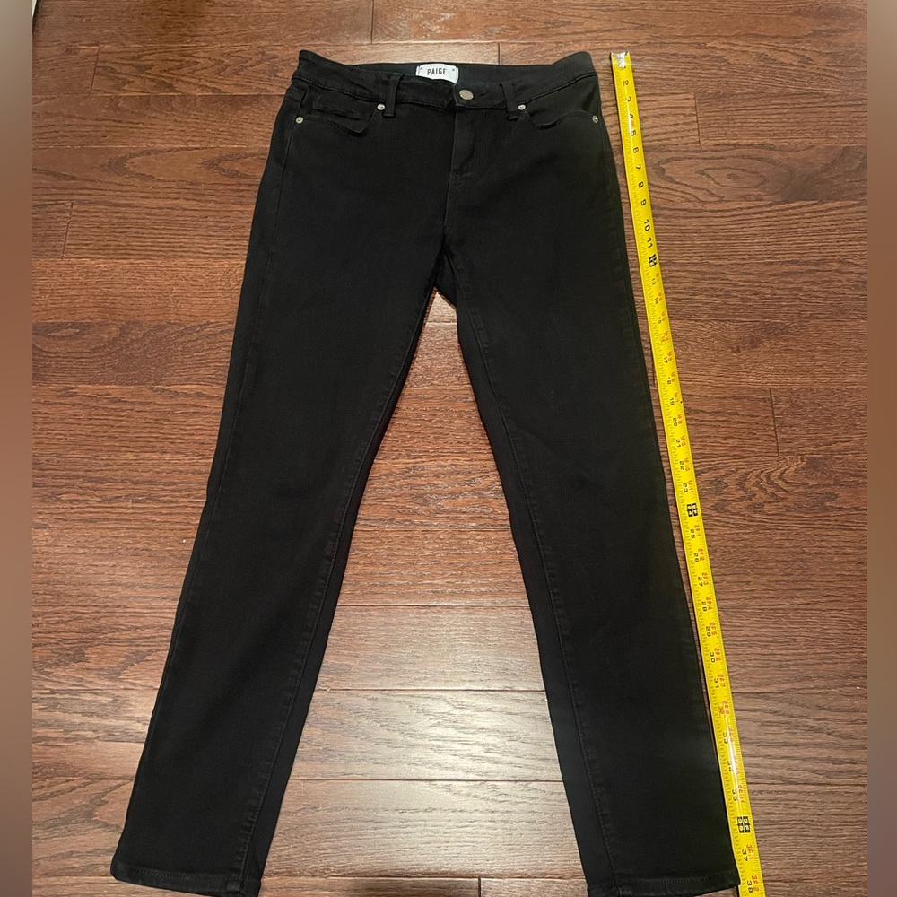 Paige Verdugo Ultra Skinny Jeans Black Shadow 28